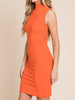 Tangerine Sleeveless Dress